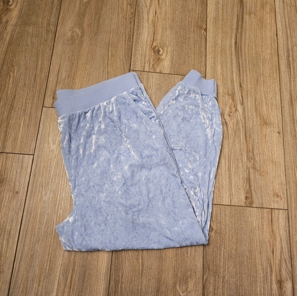 Light Blue Aerie Velvet Joggers Sz XL - Picture 9 of 9